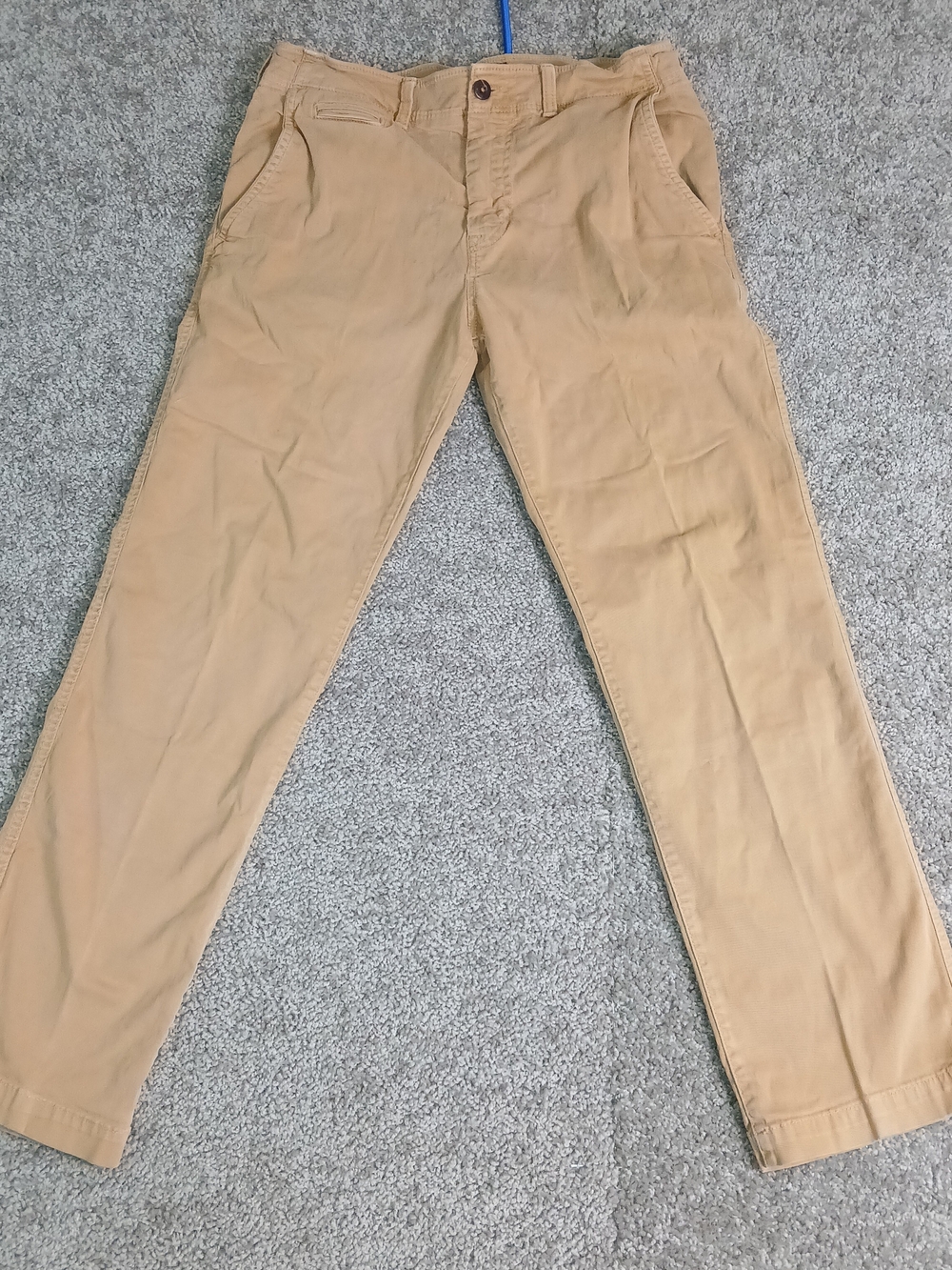 American Eagle Men's Extreme Flex Original Straight Pants in Tan - 32x32